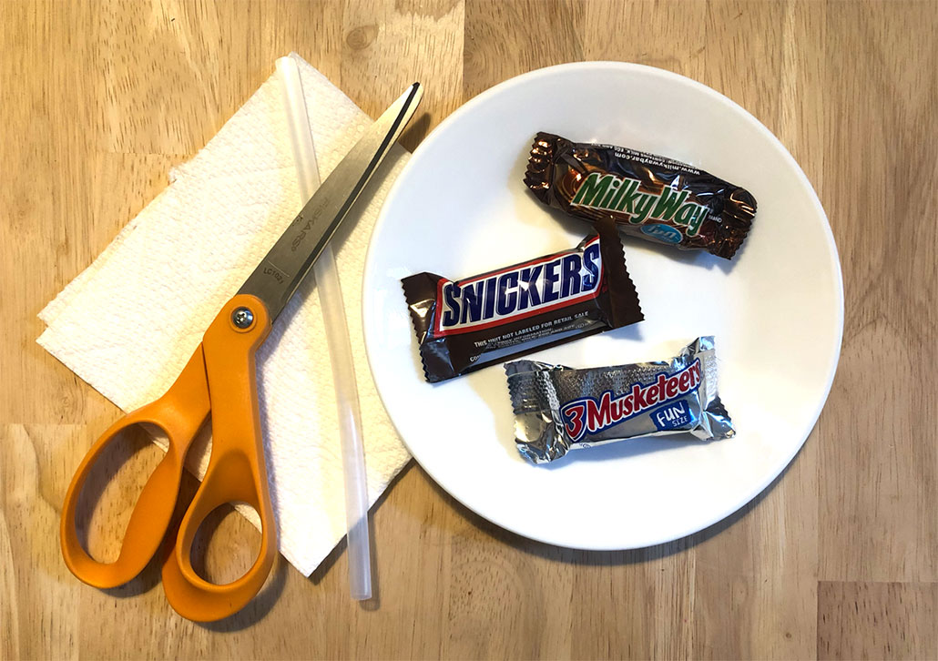 Take candy core samples with this science activity
