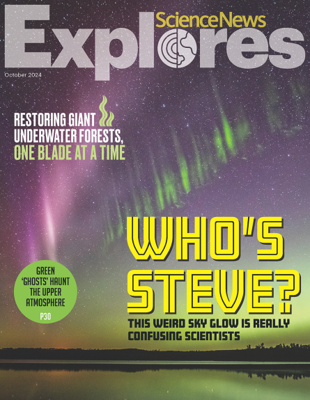 cover of the October issue of Science News Explores