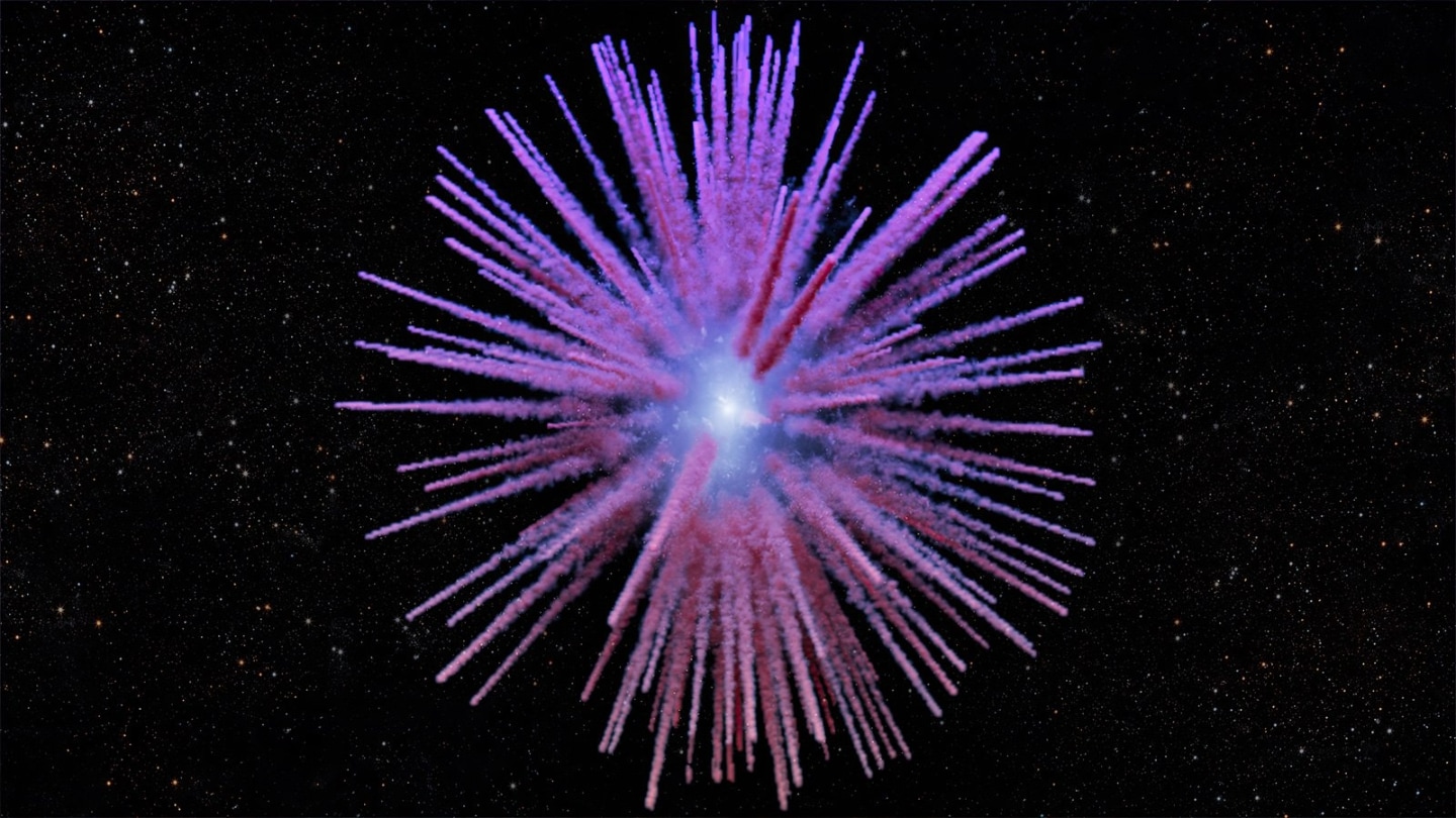 フィラメントスター = Filament star This zombie star's spiky filaments are baffling astronomers