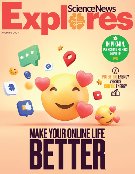 the cover of the February 2024 issue of Science News Explores