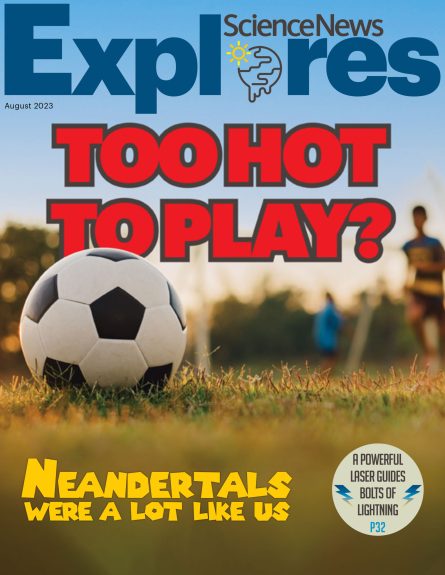 Science News Explores August 2023 cover