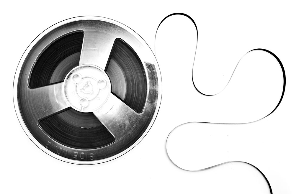 a photo of a reel of magnetic tape used for data storage