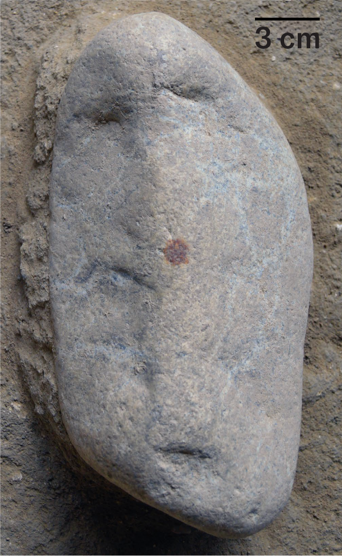 image of rock with neandertal fingerprint