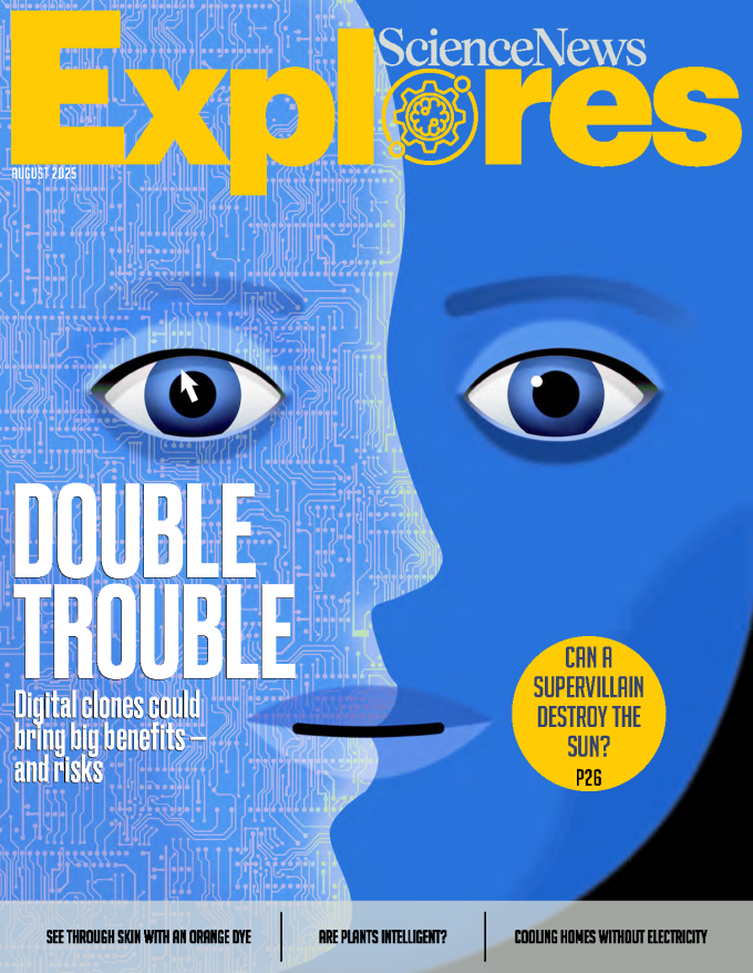 the cover of the August 2025 issue of Science News Explores
