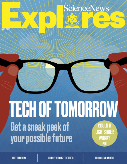 The cover of the May 2026 edition of Science News Explores