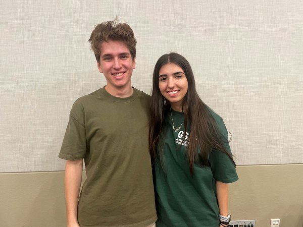 Zackary Nizker (left) and Sara Hoti (right