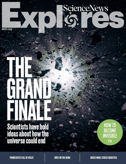 Science News Explores — March 2026 cover
