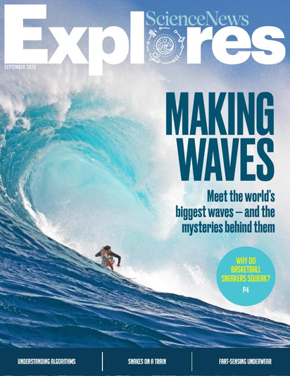 Science News Explores — September 2026 cover