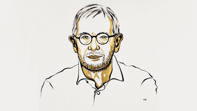 A cartoon of a man's headshot is shown.